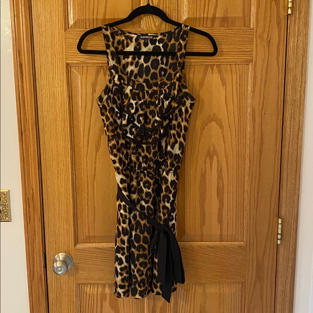 Express Dress Leopard Size Small